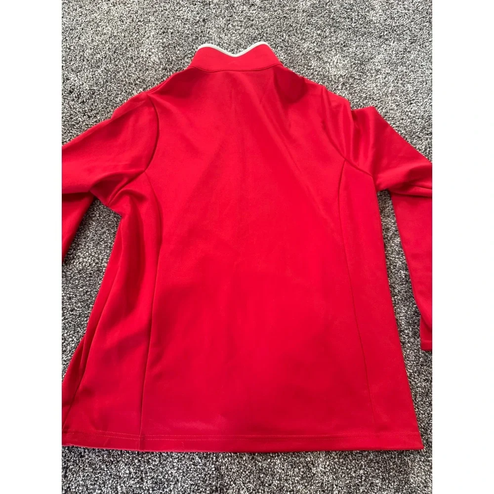 Antigua Womens Buccaneers Full Zip Jacket Red XL Embroidered Logo Performance